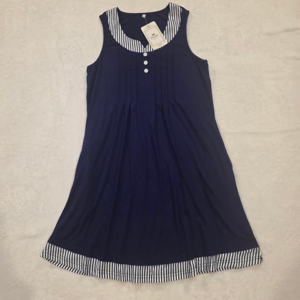 Disamer Women's Size Small Navy Sleeveless Dress NWT